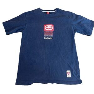 Vintage Y2K Ecko Unltd Rhino Logo Red Shirt Size Large Boys